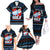 Santa Clause Golf Wonderland Christmas Family Matching Off The Shoulder Long Sleeve Dress and Hawaiian Shirt Xmas Holiday Patterns - Wonder Print Shop
