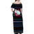 Santa Clause Golf Wonderland Christmas Family Matching Off Shoulder Maxi Dress and Hawaiian Shirt Xmas Holiday Patterns - Wonder Print Shop