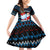 Santa Clause Golf Wonderland Christmas Family Matching Off Shoulder Short Dress and Hawaiian Shirt Xmas Holiday Patterns - Wonder Print Shop