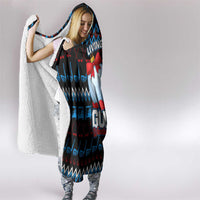 Santa Clause Golf Wonderland Christmas Hooded Blanket Xmas Holiday Patterns - Wonder Print Shop