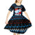 Santa Clause Golf Wonderland Christmas Kid Short Sleeve Dress Xmas Holiday Patterns - Wonder Print Shop