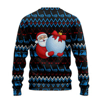Santa Clause Golf Wonderland Christmas Ugly Christmas Sweater Xmas Holiday Patterns - Wonder Print Shop