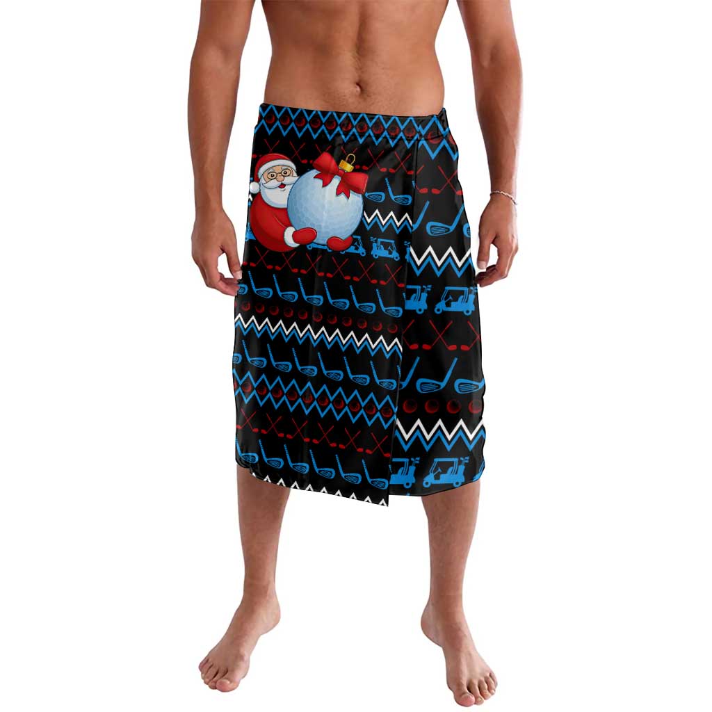 Santa Clause Golf Wonderland Christmas Lavalava Xmas Holiday Patterns - Wonder Print Shop
