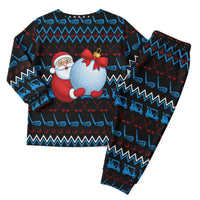 Santa Clause Golf Wonderland Christmas Pajama Set Xmas Holiday Patterns - Wonder Print Shop