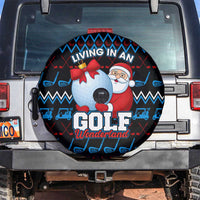 Santa Clause Golf Wonderland Christmas Spare Tire Cover Xmas Holiday Patterns - Wonder Print Shop