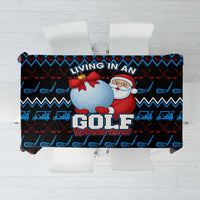 Santa Clause Golf Wonderland Christmas Tablecloth Xmas Holiday Patterns - Wonder Print Shop