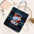 Santa Clause Golf Wonderland Christmas Tote Bag Xmas Holiday Patterns - Wonder Print Shop