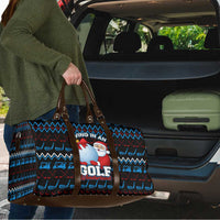 Santa Clause Golf Wonderland Christmas Travel Bag Xmas Holiday Patterns - Wonder Print Shop