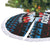 Santa Clause Golf Wonderland Christmas Tree Skirt Xmas Holiday Patterns - Wonder Print Shop