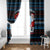 Santa Clause Golf Wonderland Christmas Window Curtain Xmas Holiday Patterns - Wonder Print Shop