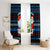 Santa Clause Golf Wonderland Christmas Window Curtain Xmas Holiday Patterns - Wonder Print Shop