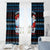 Santa Clause Golf Wonderland Christmas Window Curtain Xmas Holiday Patterns - Wonder Print Shop