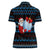 Santa Clause Golf Wonderland Christmas Women Polo Shirt Xmas Holiday Patterns - Wonder Print Shop