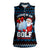 Santa Clause Golf Wonderland Christmas Women Sleeveless Polo Shirt Xmas Holiday Patterns - Wonder Print Shop