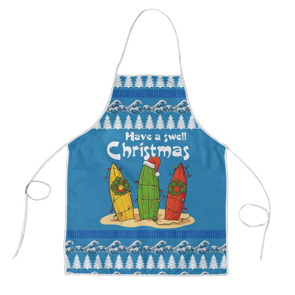 Santa Fist Christmas Apron Xmas Holiday Patterns - Wonder Print Shop