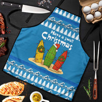 Santa Fist Christmas Apron Xmas Holiday Patterns - Wonder Print Shop