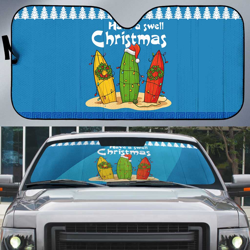 Santa Fist Christmas Auto Sun Shade Xmas Holiday Patterns - Wonder Print Shop