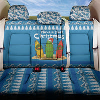 Santa Fist Christmas Back Car Seat Cover Xmas Holiday Patterns - Wonder Print Shop