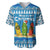 Santa Fist Christmas Baseball Jersey Xmas Holiday Patterns - Wonder Print Shop
