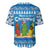 Santa Fist Christmas Baseball Jersey Xmas Holiday Patterns - Wonder Print Shop