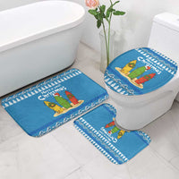 Santa Fist Christmas Bathroom Set Xmas Holiday Patterns - Wonder Print Shop