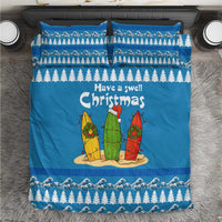 Santa Fist Christmas Bedding Set Xmas Holiday Patterns - Wonder Print Shop
