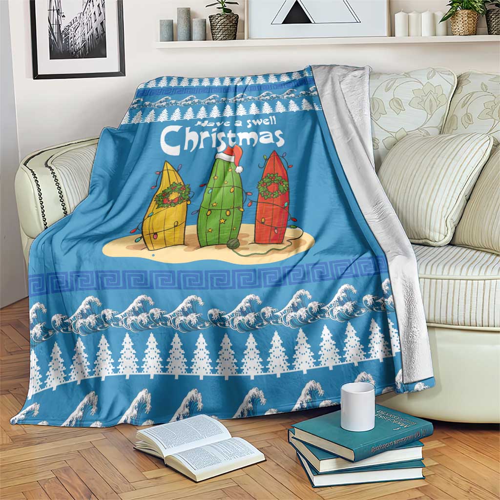 Santa Fist Christmas Blanket Xmas Holiday Patterns - Wonder Print Shop