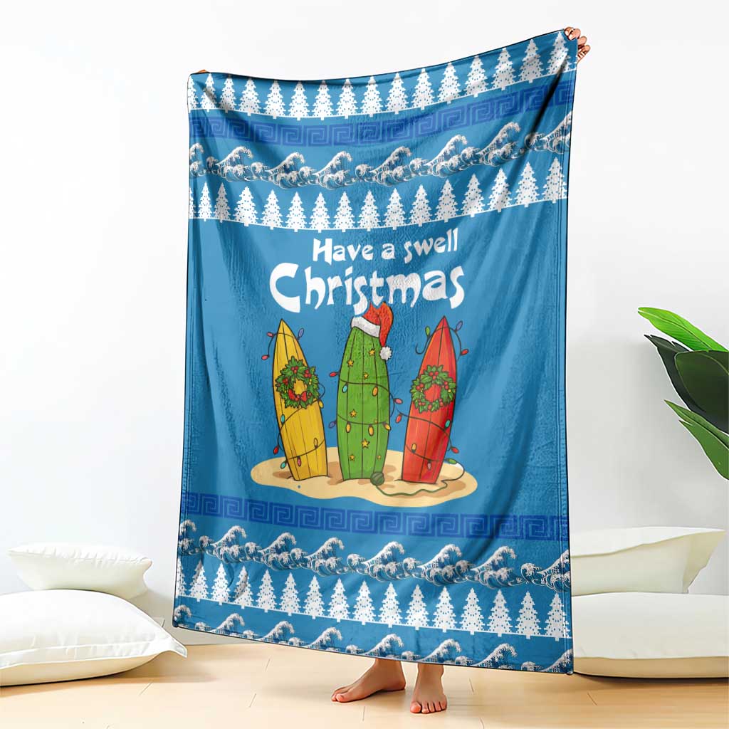 Santa Fist Christmas Blanket Xmas Holiday Patterns - Wonder Print Shop