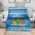 Santa Fist Christmas Blanket Xmas Holiday Patterns - Wonder Print Shop