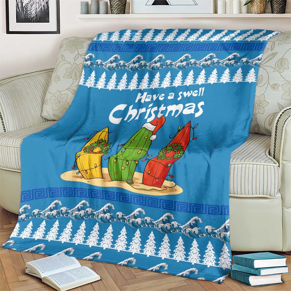 Santa Fist Christmas Blanket Xmas Holiday Patterns - Wonder Print Shop