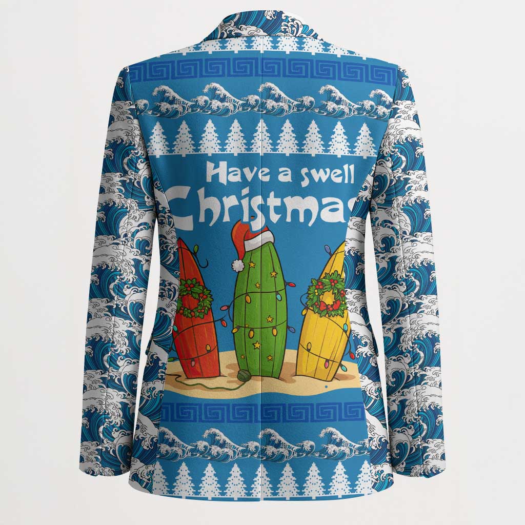 Santa Fist Christmas Blazer Xmas Holiday Patterns - Wonder Print Shop