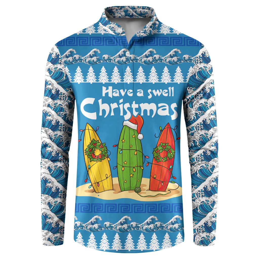 Santa Fist Christmas Button Sweatshirt Xmas Holiday Patterns - Wonder Print Shop