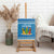 Santa Fist Christmas Canvas Wall Art Xmas Holiday Patterns - Wonder Print Shop