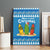 Santa Fist Christmas Canvas Wall Art Xmas Holiday Patterns - Wonder Print Shop