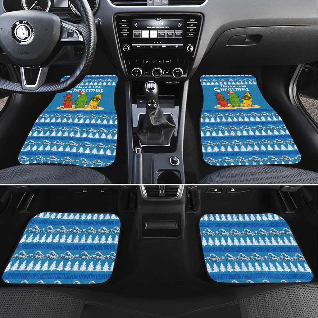 Santa Fist Christmas Car Mats Xmas Holiday Patterns - Wonder Print Shop