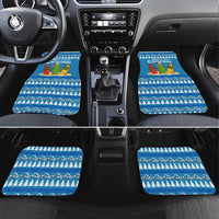 Santa Fist Christmas Car Mats Xmas Holiday Patterns - Wonder Print Shop