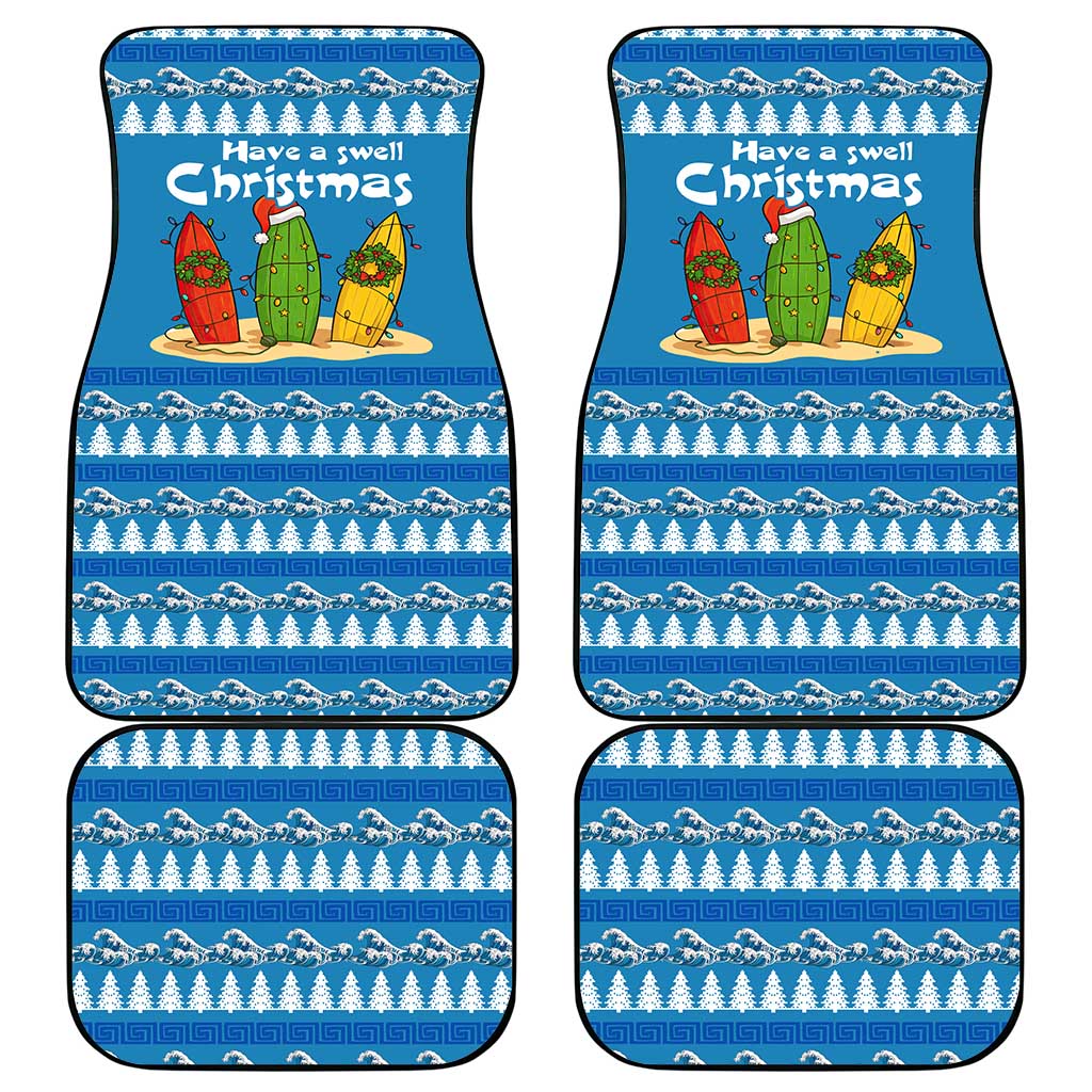 Santa Fist Christmas Car Mats Xmas Holiday Patterns - Wonder Print Shop