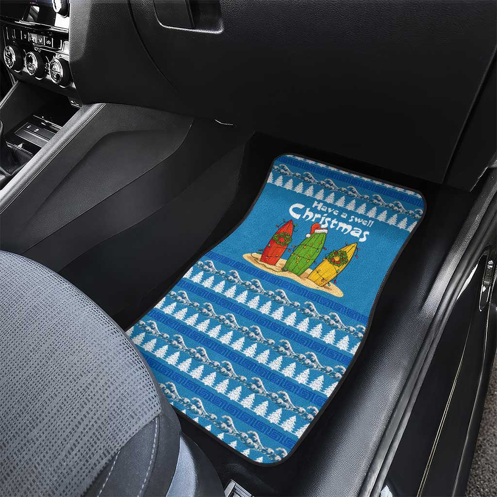 Santa Fist Christmas Car Mats Xmas Holiday Patterns - Wonder Print Shop