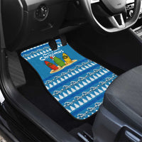 Santa Fist Christmas Car Mats Xmas Holiday Patterns - Wonder Print Shop