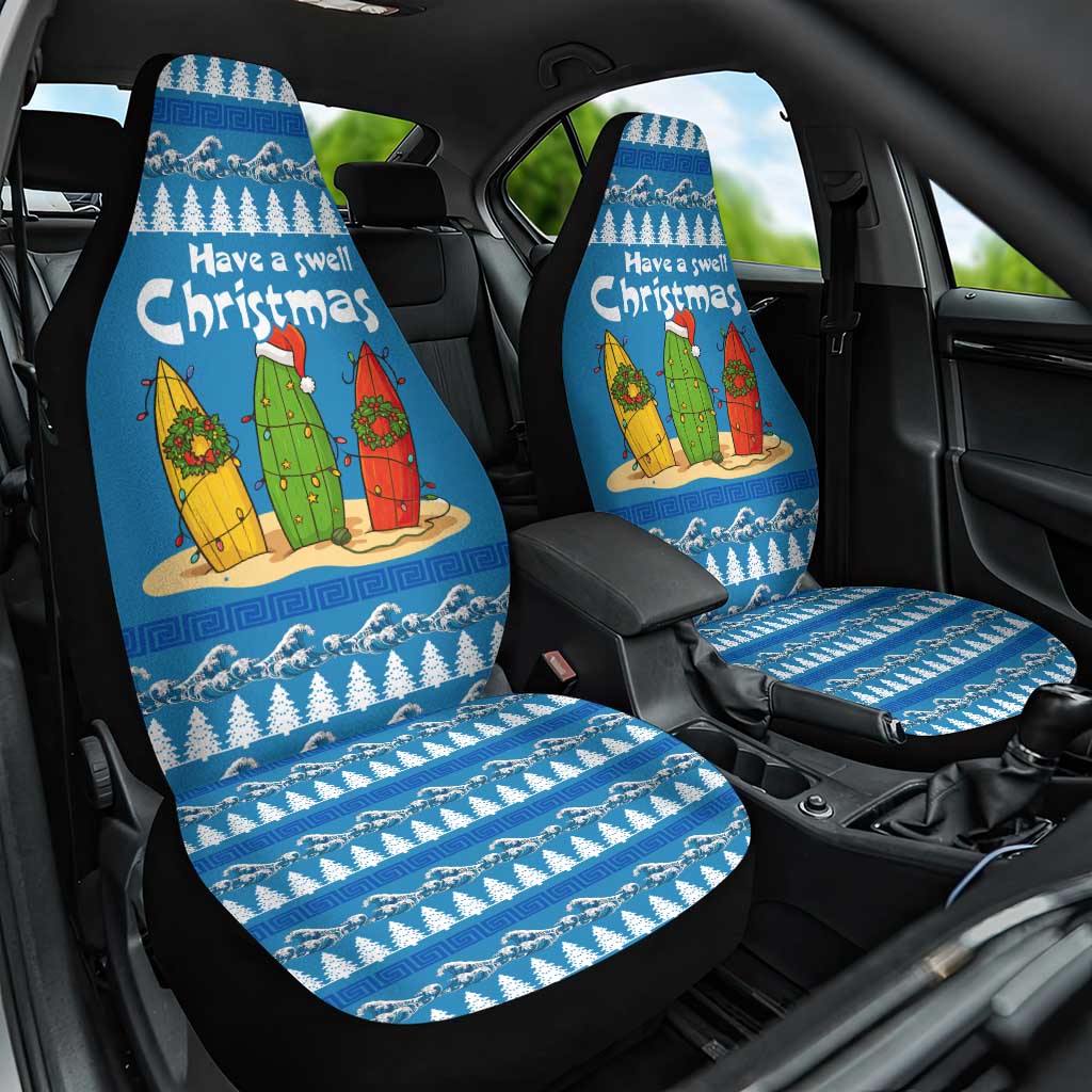 Santa Fist Christmas Car Seat Cover Xmas Holiday Patterns - Wonder Print Shop