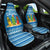 Santa Fist Christmas Car Seat Cover Xmas Holiday Patterns - Wonder Print Shop