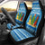 Santa Fist Christmas Car Seat Cover Xmas Holiday Patterns - Wonder Print Shop