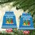 Santa Fist Christmas Ceramic Ornament Xmas Holiday Patterns - Wonder Print Shop