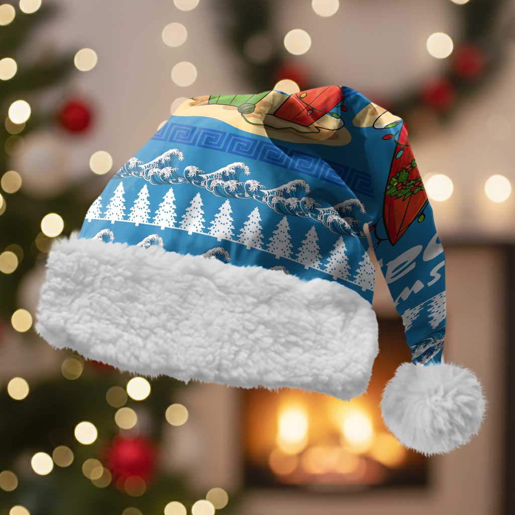 Santa Fist Christmas Santa Hat Xmas Holiday Patterns - Wonder Print Shop
