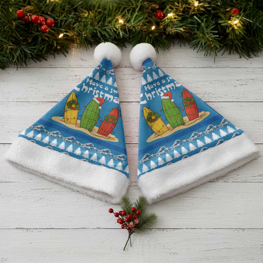 Santa Fist Christmas Santa Hat Xmas Holiday Patterns - Wonder Print Shop