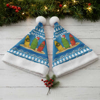 Santa Fist Christmas Santa Hat Xmas Holiday Patterns - Wonder Print Shop