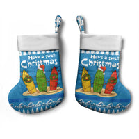 Santa Fist Christmas Stocking Xmas Holiday Patterns - Wonder Print Shop