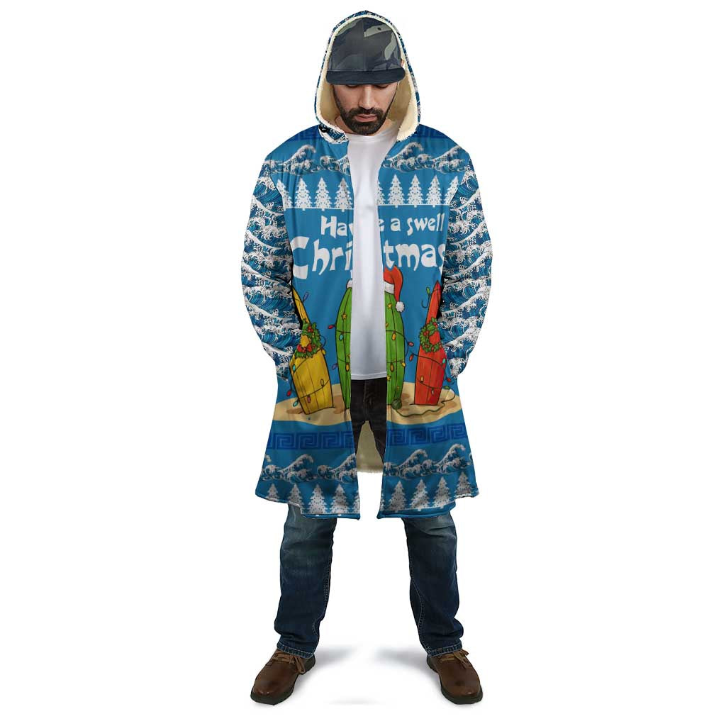 Santa Fist Christmas Cloak Xmas Holiday Patterns - Wonder Print Shop