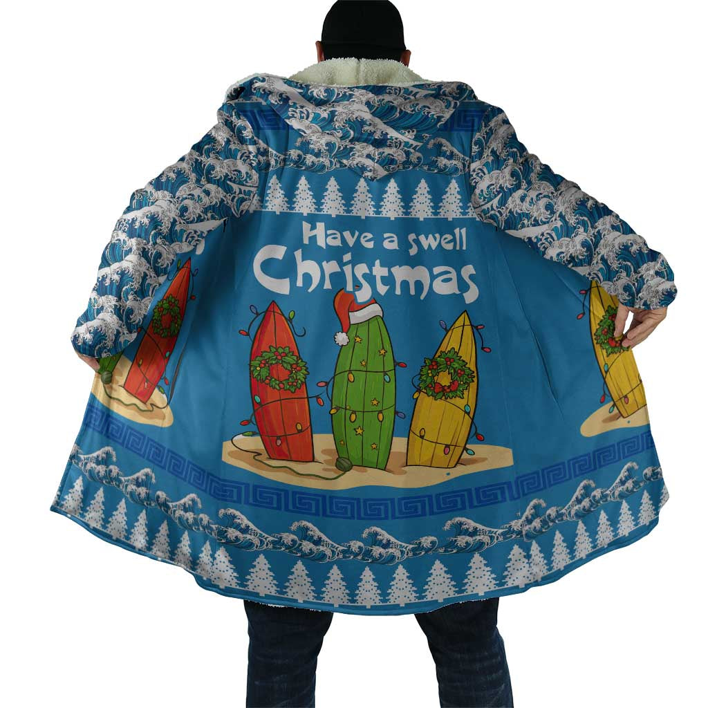 Santa Fist Christmas Cloak Xmas Holiday Patterns - Wonder Print Shop