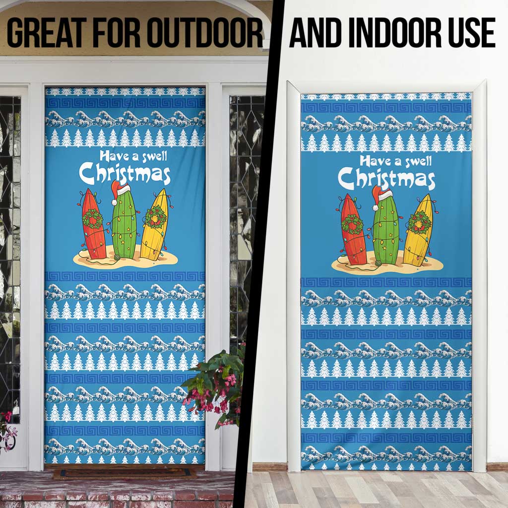 Santa Fist Christmas Door Cover Xmas Holiday Patterns - Wonder Print Shop